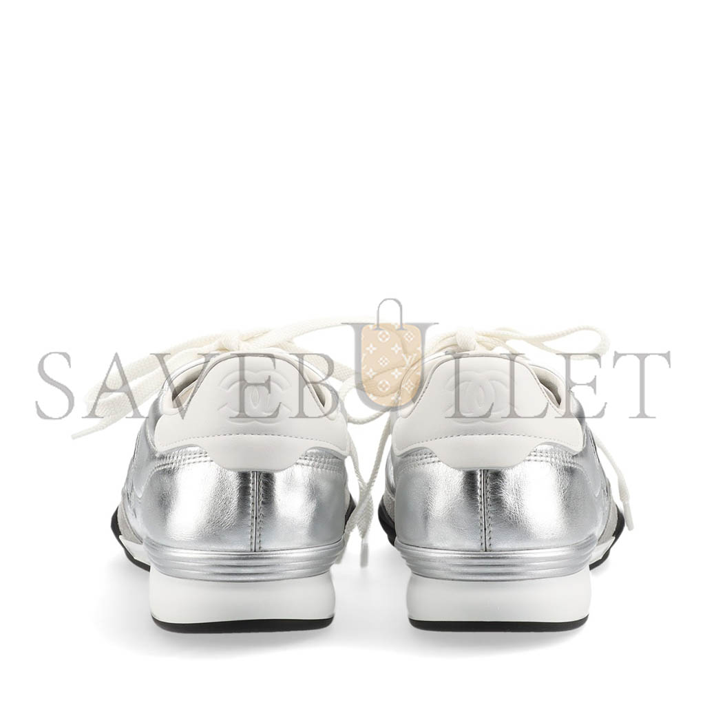 CHANEL SNEAKER LOW-TOP SILVER G45839